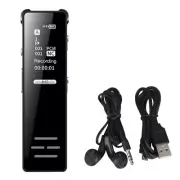 Mini Audio Recorder with 128GB Support - HD Voice Activated Recorder New