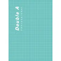 在飛比找PChome24h購物優惠-DoubleA A5小清新系列(方格內頁-藍)膠裝筆記本40