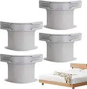 4pcs Bed Sheet Holder, Corner Sheet Strap Heavy Duty Lock Bedsheet Keeper, Removable Bed Sheet Holder, Non-Slip Bedsheet Grippers Keep in Place Bedding Accessories for All Mattress (Gray)