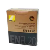 在飛比找蝦皮購物優惠-Nikon EN-EL20A 原廠電池ENEL20A完整盒裝