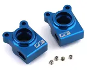 Team Associated RC10B74.1 Factory Team Aluminum Rear Hubs (Blue) [ASC92270]