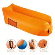 Leak-proof Portable Air Sofa Couch, Fast Inflating AirBed, Lazy Lounger for Pool