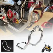Chrome Steel Crash Bar Frame Highway Guard Fit Honda Monkey 125 Z125 2018-2025