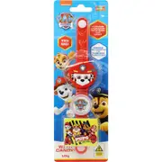 Paw Patrol Red Flashing Wristband Watch Toy with Jelly Beans Candy for Kids