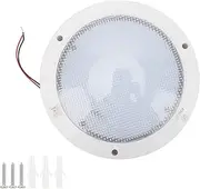 MUNEFE 12V Round Led Panel Light, LED Downlight, LED Boat Lamp, Suitable for Caravans, Rvs, Yachts, Ships, Etc (Warm White)