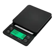 ANYCO Anygleam Kitchen Timer Coffee Scale 3Kg (Black)
