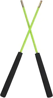 Milisten 2pcs Professional Chinese Diabolo Sticks with Ergonomic Slip Handles for Elderly and Fitness Thickness and Deformation Resistant