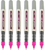 uni-ball EYE - UB-157 Rollerball Pens - 0.7mm Nib - Pink - Pack of 6
