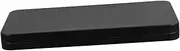 PRETYZOOM Box Small Black Metal with Lid Storage Container for Coins Cash Jewelry and Medicines Elegant Minimalist Design for Home Office