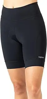 [TERRY] Breakaway Hi-Rise, Women's Compression Bike Short, 8.5 Inch Inseam, Fleet Air Padded Chamois