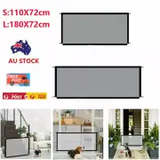 Pet Dog Baby Puppy Safety Net Gate Mesh Safe Fence Barrier Guard Stair Enclosure