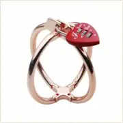 Ellipse Stainless Steel Heart Lock Cross Cuffs BDStyle