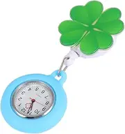 [WOFASHPURET] Hanging Watch Pink Watch Fob Watches Women Watch Fob for Nurses Medical Watches Badge Accessories Nurses Fob Watch Pen Light Nursing Waterproof Watch Student Nurse Stopwatch Green