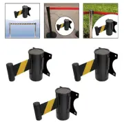 Retractable Belt Barrier Wall Mount Crowd Control Wall Barrier for Corridor