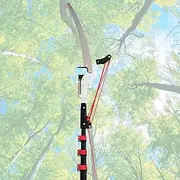 Telescopic Pole Saws, Tree Pruners Extendable Pruning Saw Gardening Landscaping Branch Saw Lopper Tools Telescopic Rod Saw with Steel Blade Saw-24FT