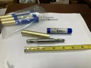 Melin 12936, 10mm, 2-Flute, Double Cobalt, Center-Cutting Square End Mill, USA