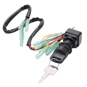 Ignition Switch Key Assy For Yamaha Outboard Motor Control Box 703-82510-43-00 black green