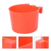10pcs Bird Drink Water Bowl Plastic Feeding Tray Pigeon Food Container