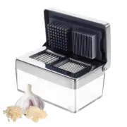 Garlic Press Stainless Steel, Garlic Chopper Mini & Slicer Super Thin 2 in 1,...