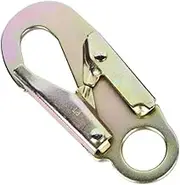 Snap Hook 25kN Gear Equipment Professional Steel Fall Protection Snap Hook for Tree Work Hiking High Altitude Work Rappelling