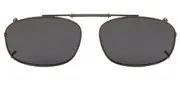 Polaroid PLD 2004/C-ON Clip-on Only Polarized KJ1/M9 Men's Sunglasses Silver Size 53