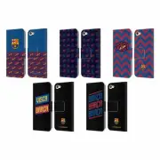 OFFICIAL FC BARCELONA FORCA BARCA LEATHER BOOK CASE FOR APPLE iPOD TOUCH MP3