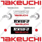Fits Takeuchi TCR50-2 Decal Kit Crawler Dumper Decals Equipment (3M VINYL!)