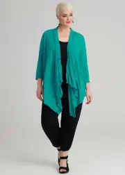 Taking Shape - Trail Blazer Modal Cardi - S (16-20 Stretchy)