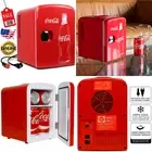 Coca-Cola 6 Can Mini Fridge Portable 4L Small Cooler Travel Compact Refrigerator