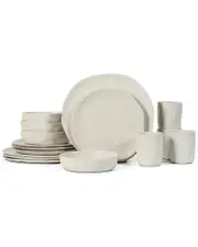 Stone Lain by Mercer Project Hekonda 16pc Stoneware Dinnerware Set