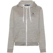 [Ralph Lauren] Ralph Lauren Polo Pony-embroidered Zip-up Hoodie L GREY