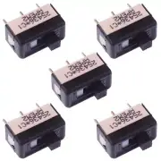 5 x 25436NAHX693UL APEM On-On Professional PCB Slide Switch High Actuator SPDT