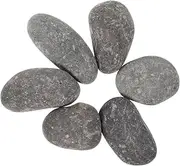 OHPHCALL DIY Paint Rocks 6pcs Painted Pebbles Rock Painting Supplies Decorative Stones