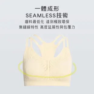 【Mollifix 瑪莉菲絲】A++活力自在雙肩帶舒適BRA、瑜珈服、無鋼圈、開運內衣(經典藍)