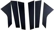 HUVNEXA Car Pillar Posts Door Window Trim Cover Stickers, for Hyundai, for Sonata 2011 2012 2013 2014 2015 2016-2022, 6/10Pcs Glossy Black Vehicle Pillar Decal(for Sonata 2020-2022)