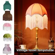 Luxury Boutique Art Lampshade Malachite Green Table Desk Lamp Cover W/tassel 1x