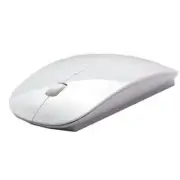 Wireless 2.4GHz Optical Slim White Mouse With Mini USB Receiver For Laptop PC WT