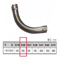 在飛比找蝦皮購物優惠-[出清商品]E19 E25 大月彎 / EMT 大月彎 /E