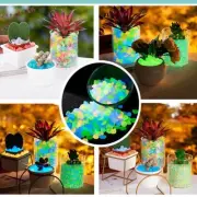 50Pcs Glow in the Dark Garden Pebbles For Terrace Ston✨w Luminous Aquarium V4B2
