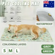 50-90CM Pet Cooling Mat Dog Cat Gel Non-Toxic Bed Puppy Self-cool Summer Ice Pad