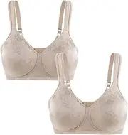 [wirarpa] Women's 2/3 Pack Sports Bra Padded Medium Support Yoga Bra - Running Gym Activewear Bra