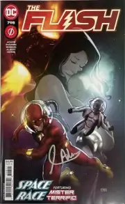 THE FLASH #798 TAURIN CLARKE COVER VARIANT SIGNED BY JEREMY ADAMS W/COA