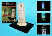 Leaning Tower of Pisa Puzzle Light-Up 3D Model