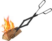 26" Fireplace Tongs Log Grabber Indoor Outdoor Firewood Oven Coal Campfire Tongs
