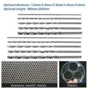Particular Drill Bit High Speed Steel Longer Tool Extra Long For Plastic