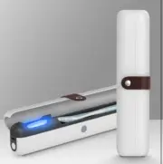White Toothbrush Sanitizer, Rechargeable Portable Toothbrush sterilizer with UV