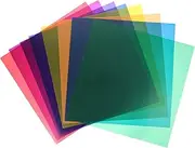 CIYODO Lighting Filters Overlays 8pcs Film Sheets for Flash Correction Plastic Film Sheets