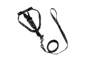 STEP IN PAW & BONE PRINT CAMOUFLAGE PET DOG PUPPY CAT HARNESS AND MATCHING LEASH
