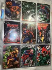 1994 Marvel Flair Trading Card 1-150 Set Lot Comic Book Iron Man Error Missing1