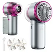 Fabric Shaver with Lint Brush, Large Lint Shaver with Digital Display, 3-Spee...